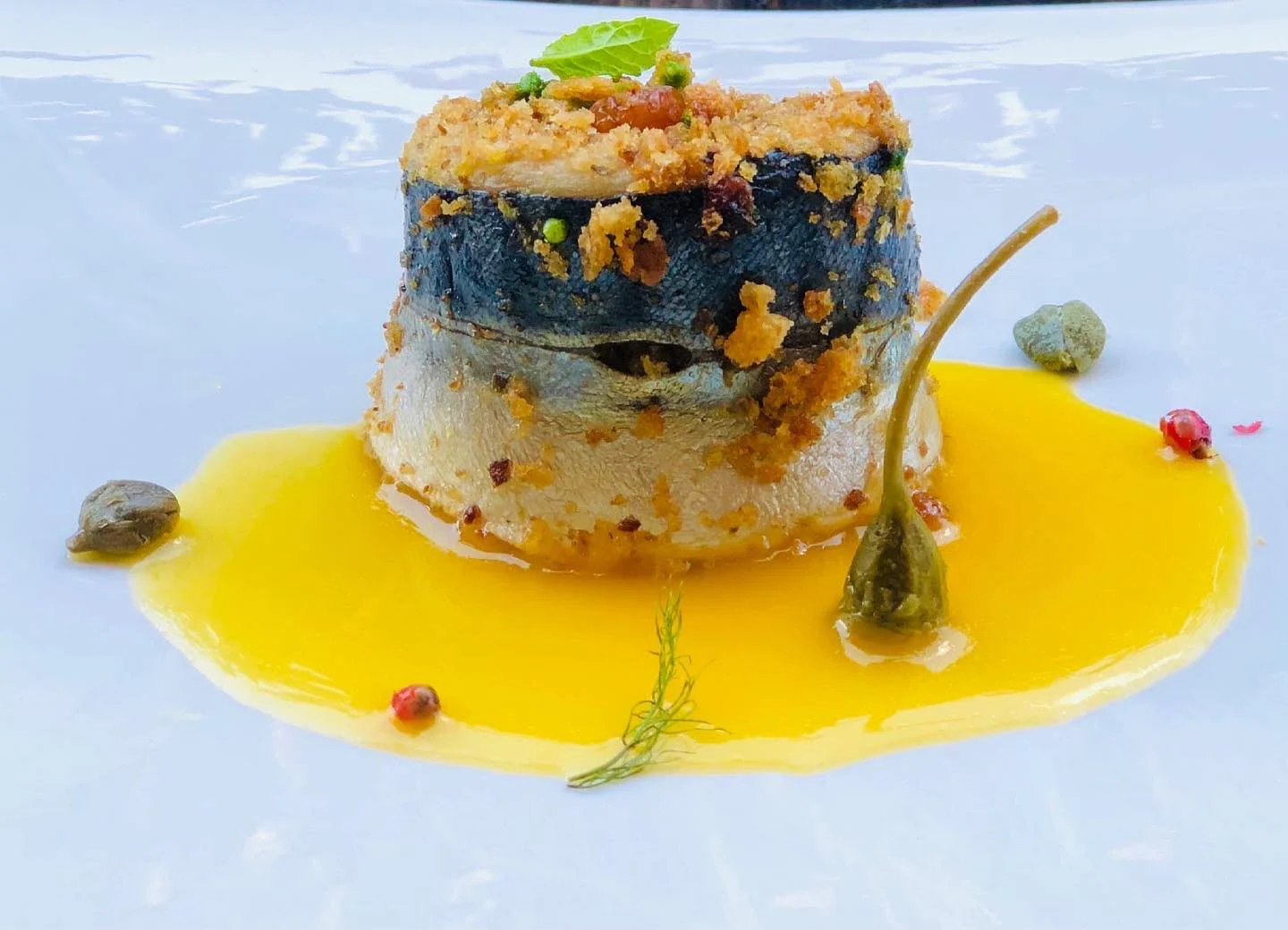 secondo piatto con sarde Sarda a beccafico