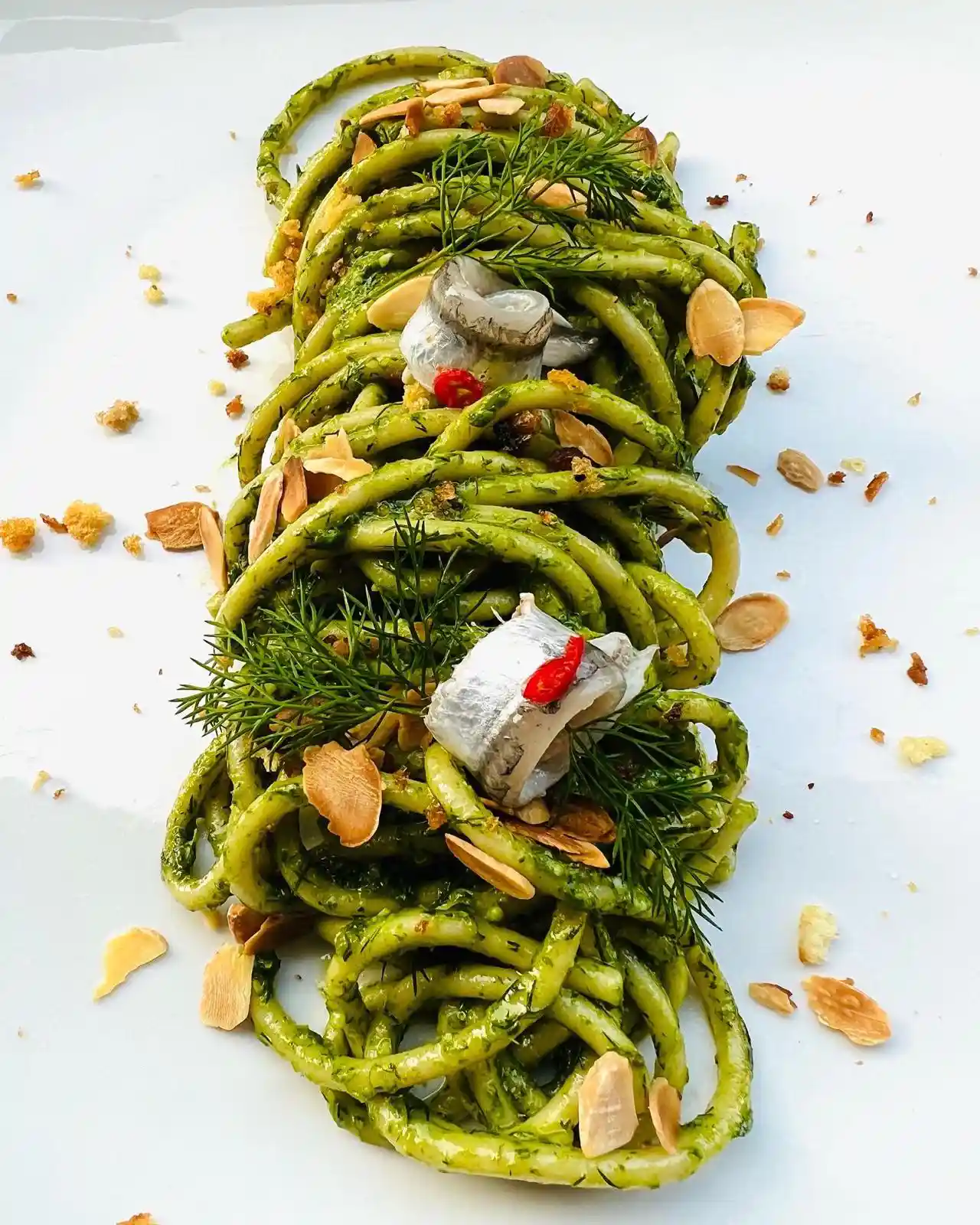Pasta col finocchietto Pasta con le sarde